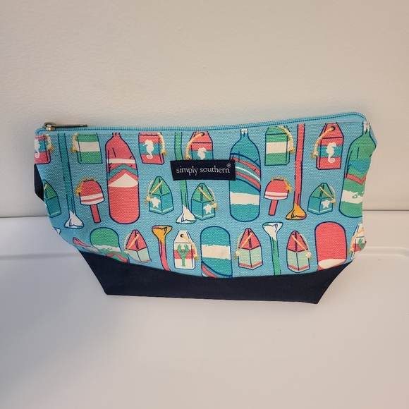 Simply Southern Nautical Buoy Cosmetic Bag - Picture 11 of 11
